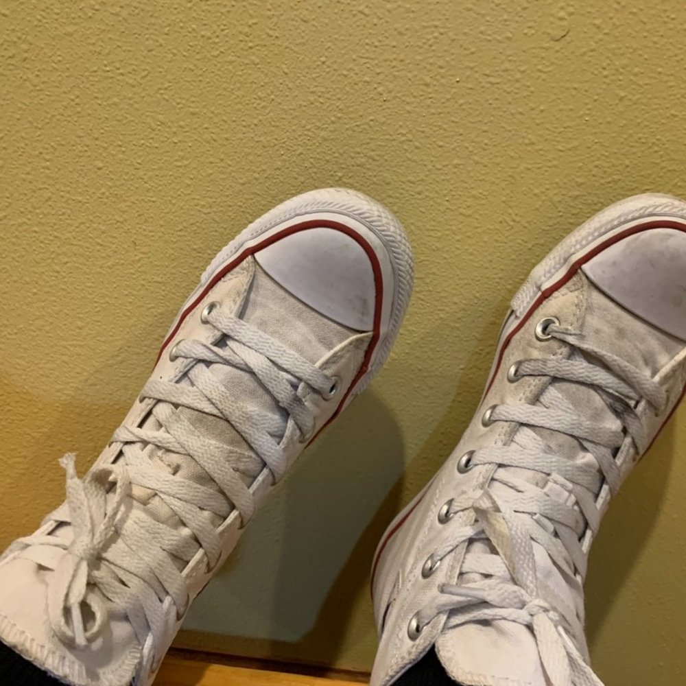 White High Top Converse